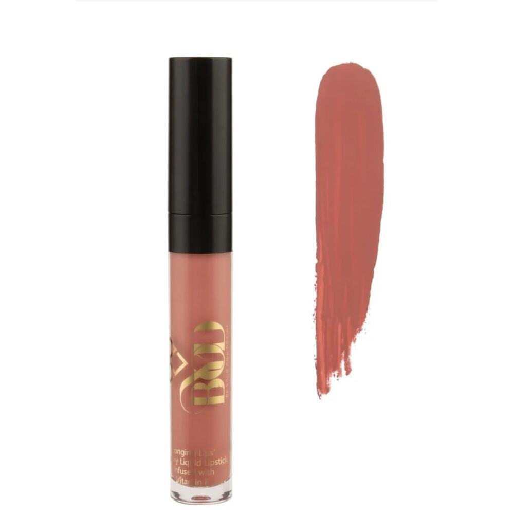 BYOD Beauty Longing‎ Lips Creamy Liquid Lipstick Straight Forward Nude 4.5g NIB